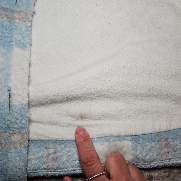 L* Space Womens Warm Seaside Shacket in Poolside & Cream S - Picture 13 of 13